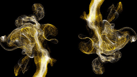 Frostige-Nebeleffekte,-Rauch,-Abstrakte-Partikelexplosion,-Spritzflüssigkeitsanimation-Mit-Schwarzem-Hintergrund